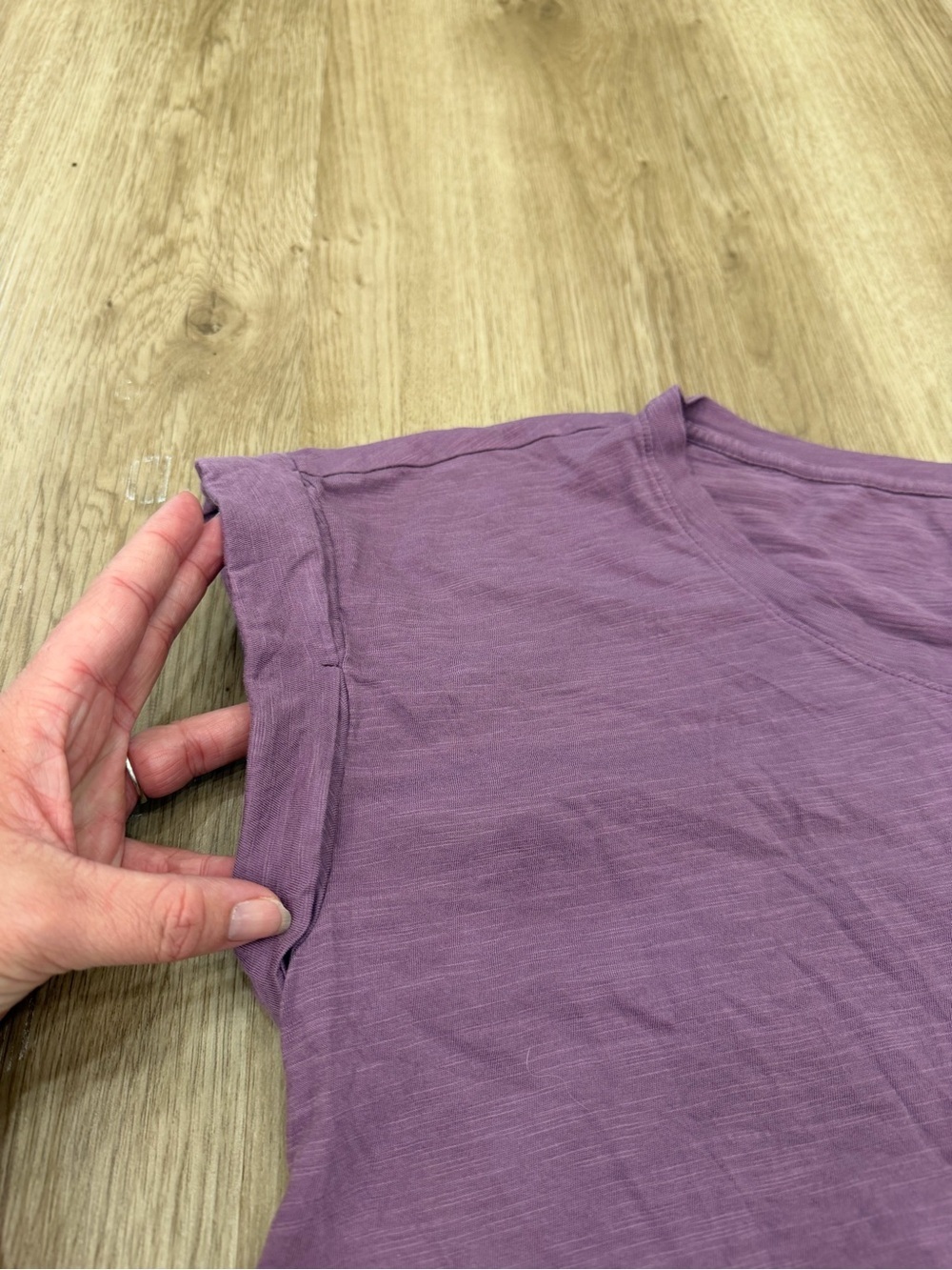 Garnett hill organic cotton casual short sleeve t-shirt top small classic comfy - Picture 8 of 10